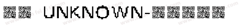 苹方 Unknown字体转换